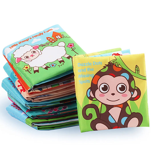 LearnFun™  0-12 Months Baby Cloth Book for Intelligence Development