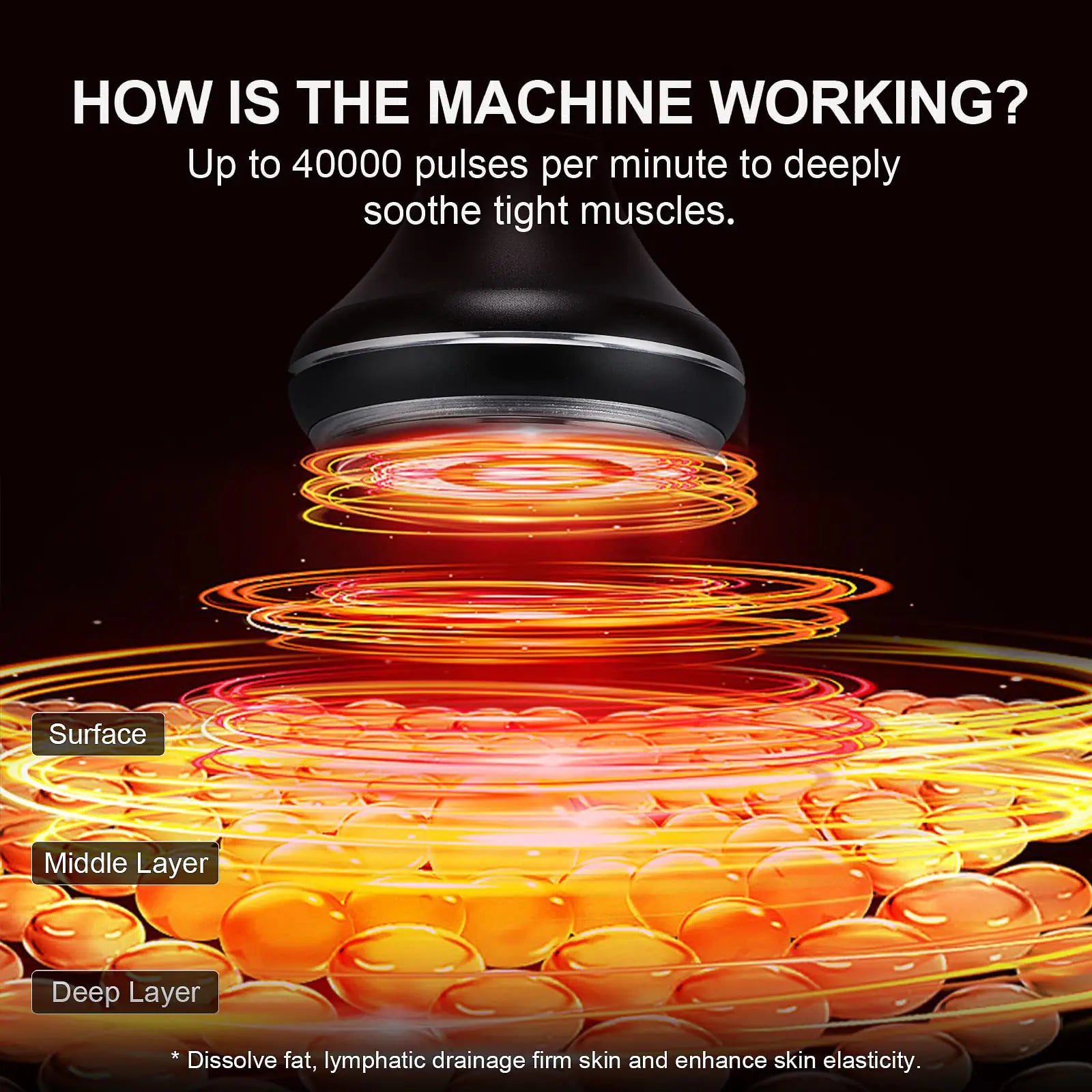 S-Shape Fat Loss Device with RF and Vacuum Therapy