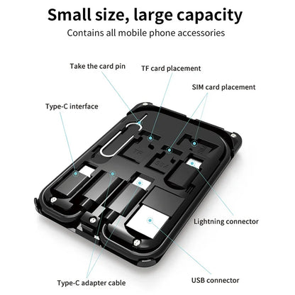 SmartTech™  15W 9 In 1 Wireless Charger Stand + Multi Cable Accessories