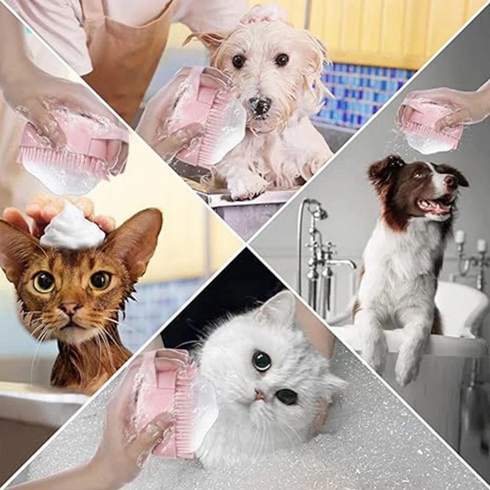 Pet Multi-Functional Bath Massage Brush