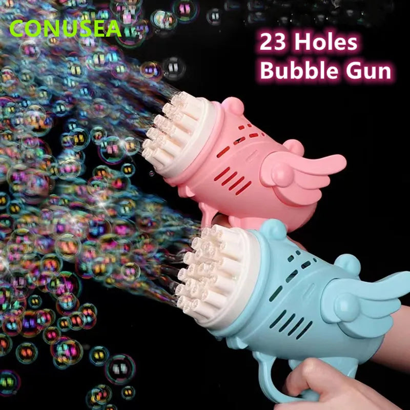 Kids Rocket Bubble Gun Blower Toy