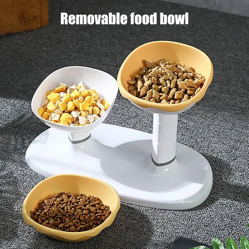 Pet Large Capacity Double Bowl Feeder