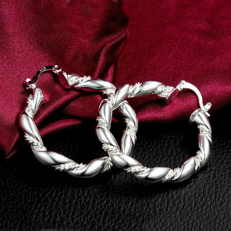 IronCrafts™ 925 Sterling Silver Hoop Earrings for Women