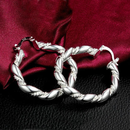 IronCrafts™   925 Sterling Silver Hoop Earrings for Women