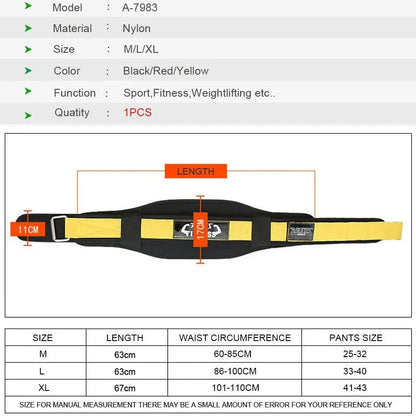 AOLIKES™ Gym Weightlifting Belt | Support & Protection for Heavy Lifts