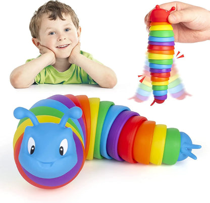 Kids Sensory Slug Fidget Toy | Stress Relief & Fun Sensory