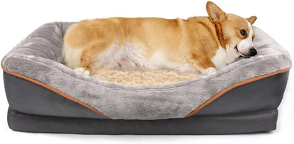 Dog Washable Cover Foam Bed | Comfortable & Easy