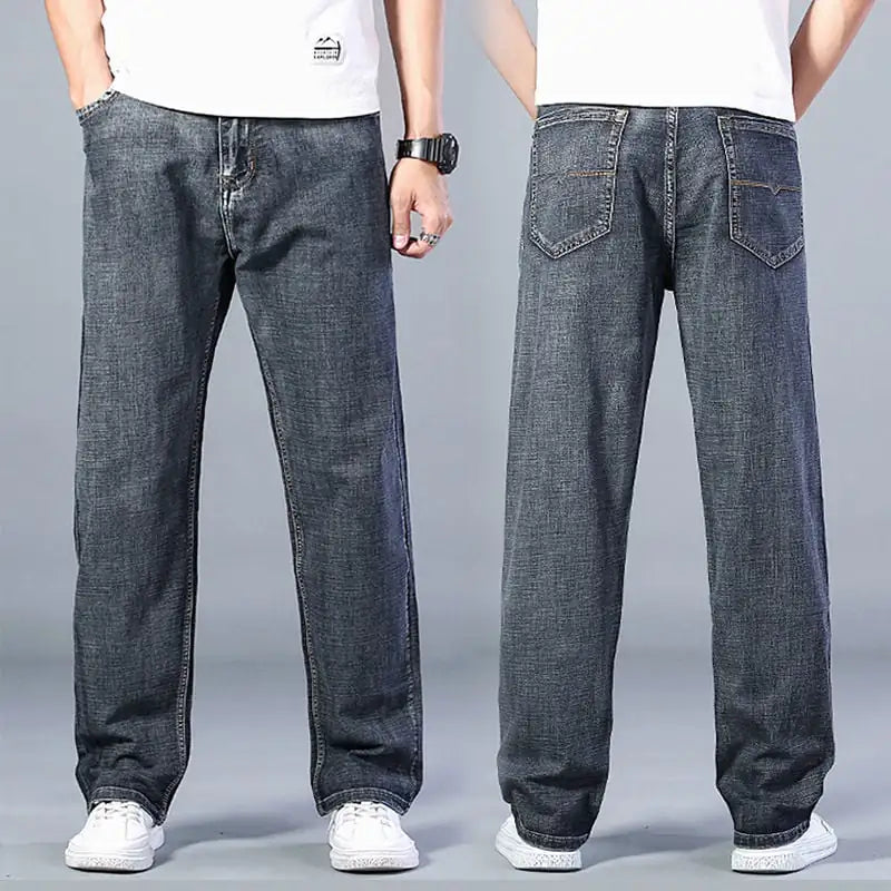 Men's Loose Straight Wide-leg Summer Jeans