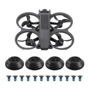 Motor Cover for DJI Avata 2 4Pcs Aluminum Alloy Dustproof Waterproof Protective Motor Cover Cap for DJI Avata 2 Drone Motor Coverfor DJI Avata 2 Drone Accessories (Black)