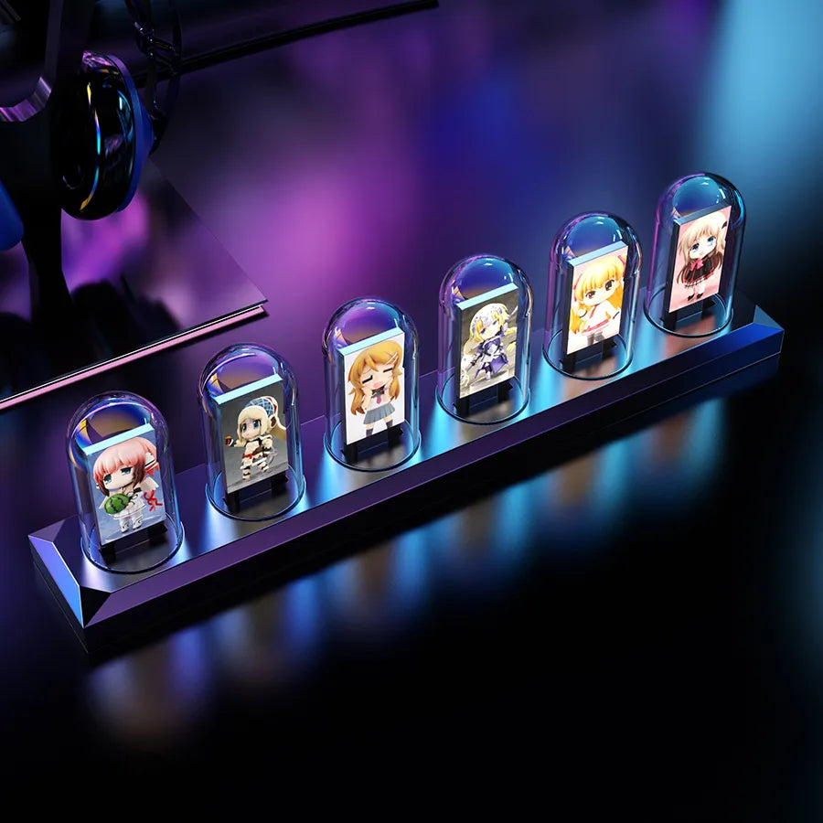 MagicPop™ RGB Nixie Tube Clock With LED Screen