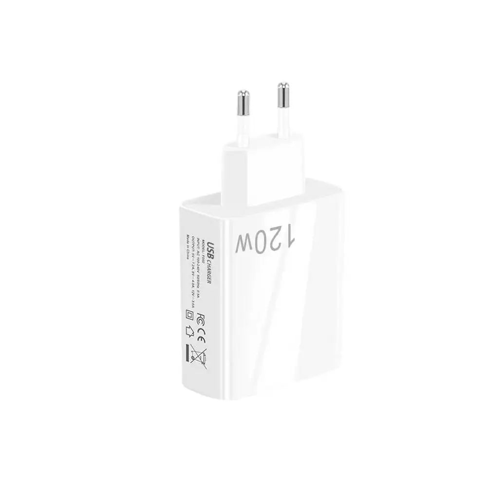 120W USB Fast Charger | High-Speed Charging for Multiple Devices