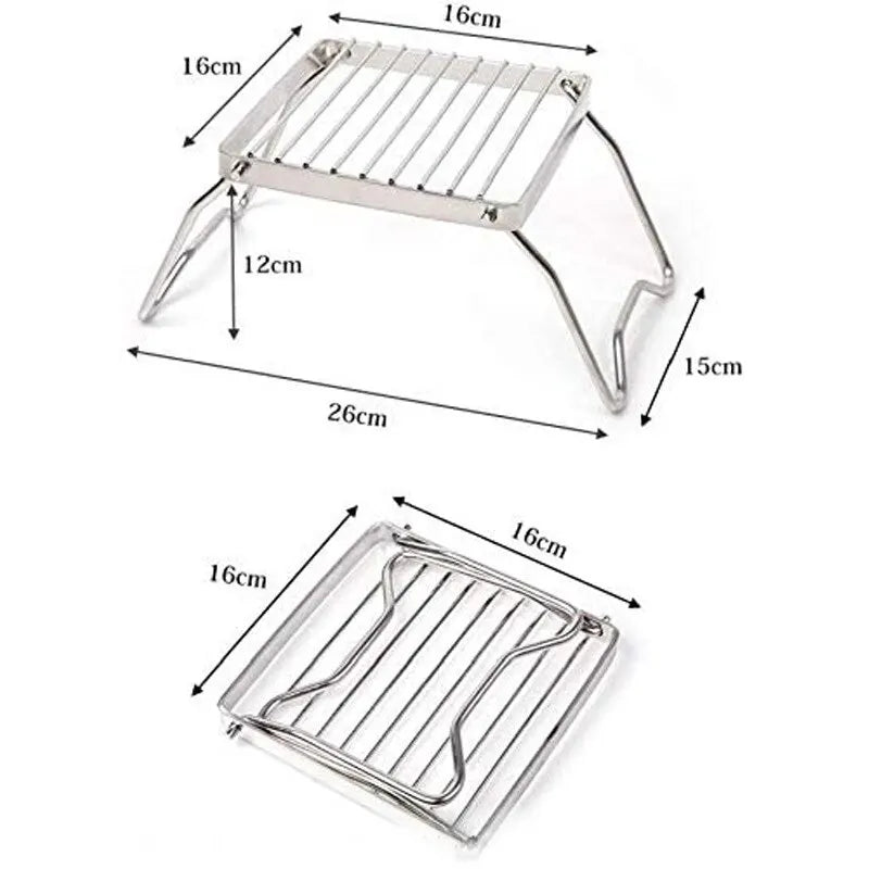 Arttrason™ Outdoor Stainless Steel Stove Holder | Durable & Portable Camping Stand