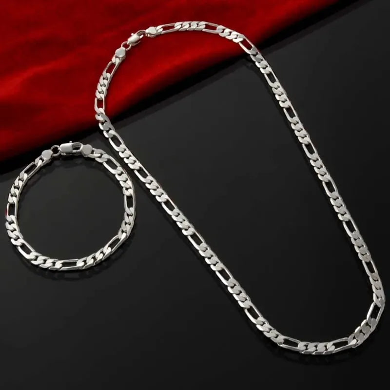 IronClaws™ Silver Chain Set for Men