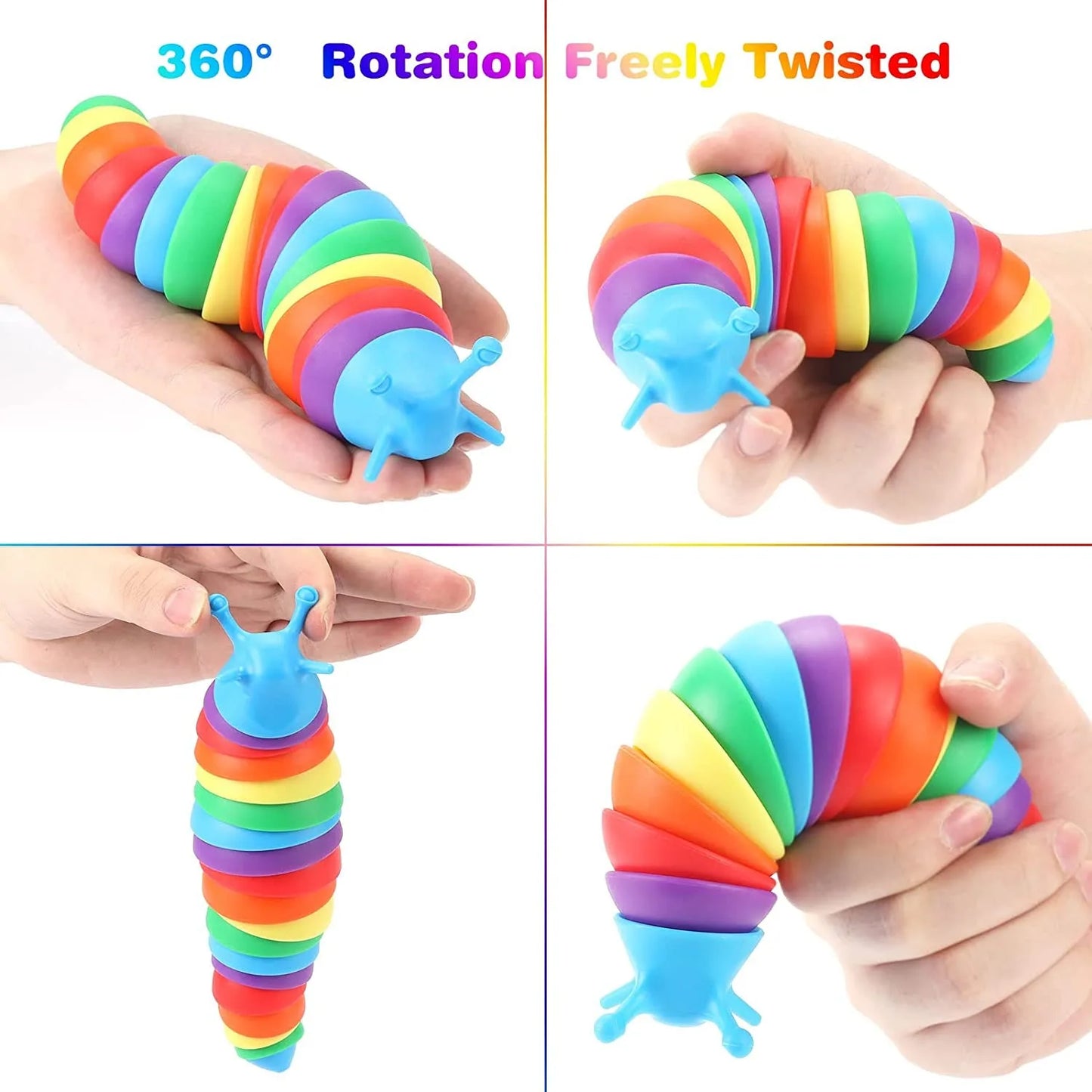 Kids Sensory Slug Fidget Toy | Stress Relief & Fun Sensory