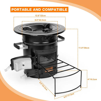 Outdoor Camping Rocket Stove