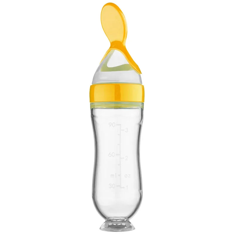 Baby Silicone Spoon Bottle Feeder | Easy & Mess-Free Feeding Solution