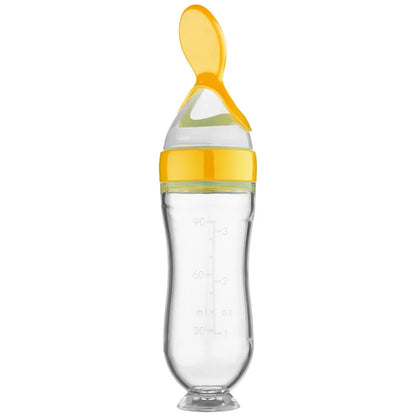 Baby Silicone Spoon Bottle Feeder | Easy & Mess-Free Feeding Solution