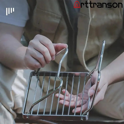 Arttrason™ Outdoor Stainless Steel Stove Holder | Durable & Portable Camping Stand