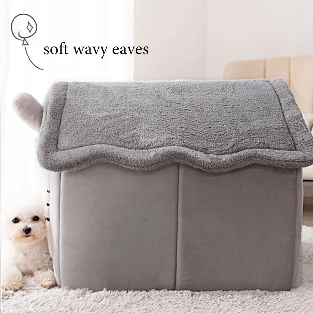 CozyNest™ Cat/Dog Foldable Bed House | Comfortable