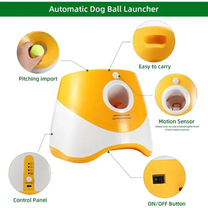 Dogs Automatic Ball Launcher Toy | Interactive Play