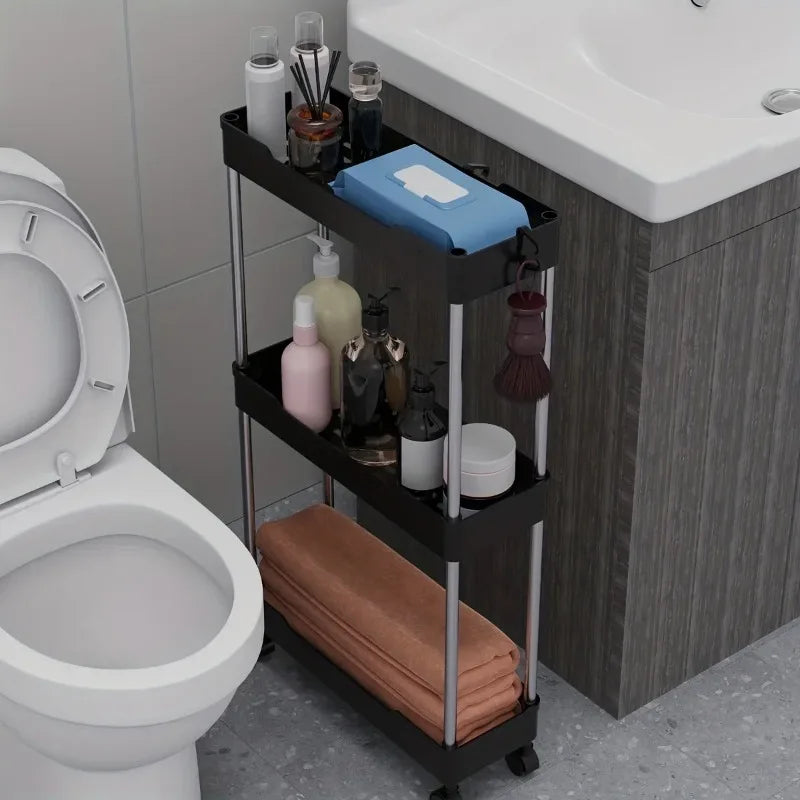 ViveMon™  Bathroom Storage Rack With Wheels