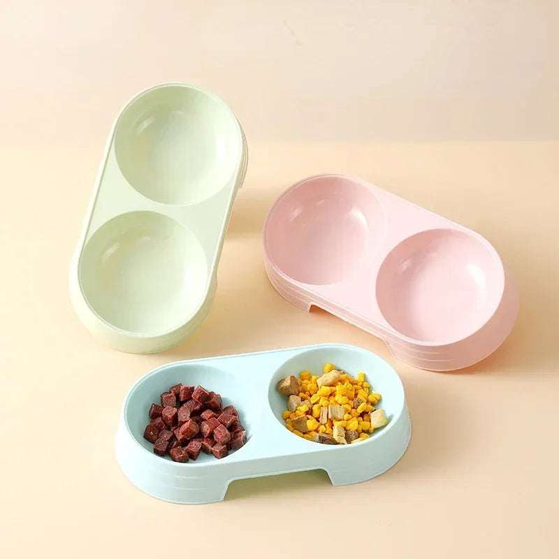 Pet Double Food Drinking Bowl