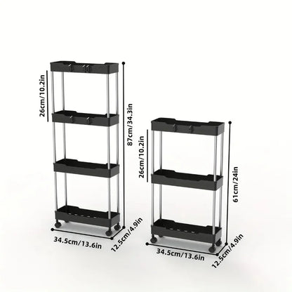 ViveMon™  Bathroom Storage Rack With Wheels