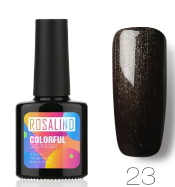 ROSALIND Solid Color UV Nail Gel Polish 10ml