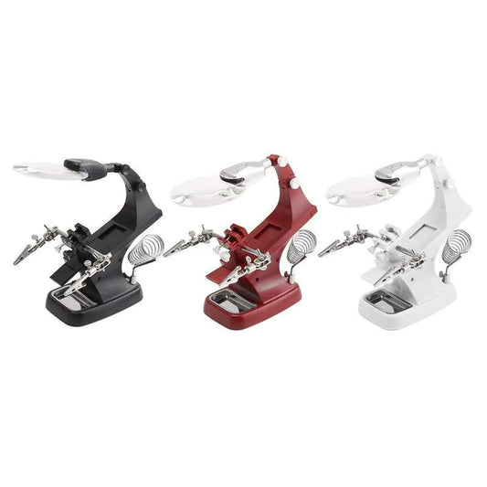 Magnifier 3X/4.5X Welding Desk with LED Alligator Clip - Joomcy