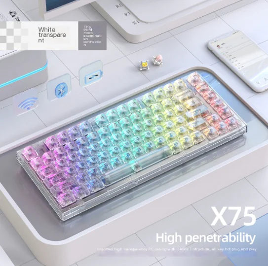New Alliance X75 Wireless Mechanical Keyboard RGB