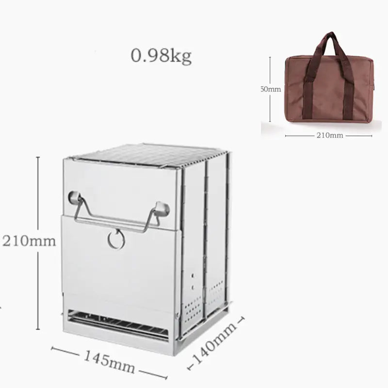 Folding Stainless Steel BBQ Rack