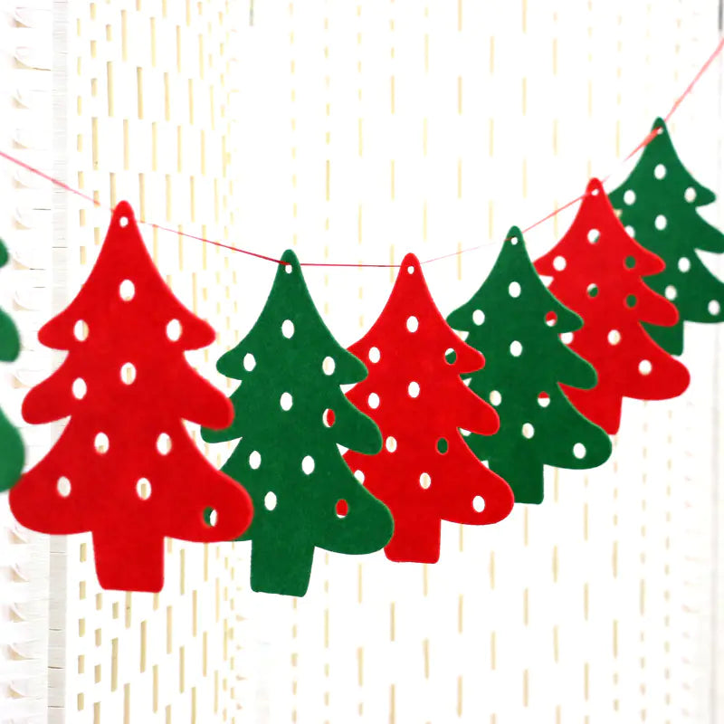 Christmas Triangle Banner Decoration with Letters - Joomcy