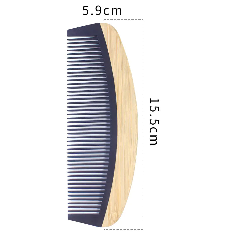 Bamboo Hair Comb for Women - Anti-Static Wooden Design - Joomcy