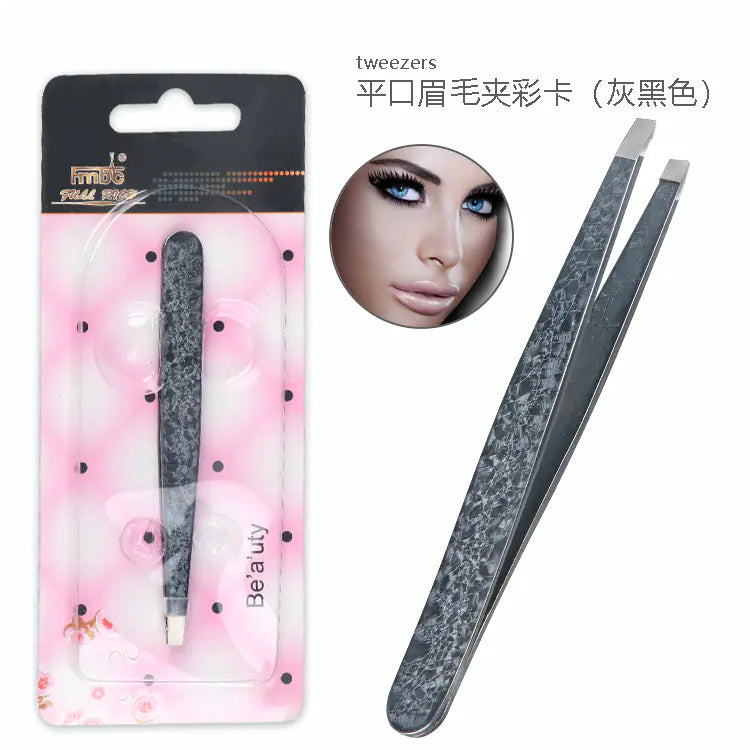 Double-Sided Stainless Steel Tweezers Beauty Set - Joomcy