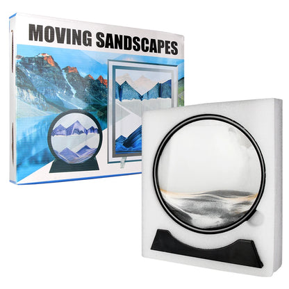 3D Round Display Flowing Glass Frame