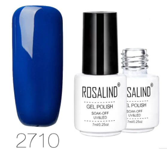 RC Series Blue Solid Eco-Friendly UV Nail Gel 10ml