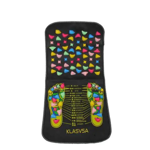 Comfortable Massage Mat with Foot Reflexology Stones
