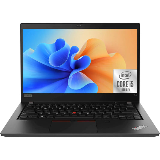 Lenovo ThinkPad T14 Business Laptop 14in Laptop T14 with Backlit Keyboard Quad Core 10th 16GB RAM 512GB SSD Fingerprint Windows 11pro(Renewed) - Joomcy