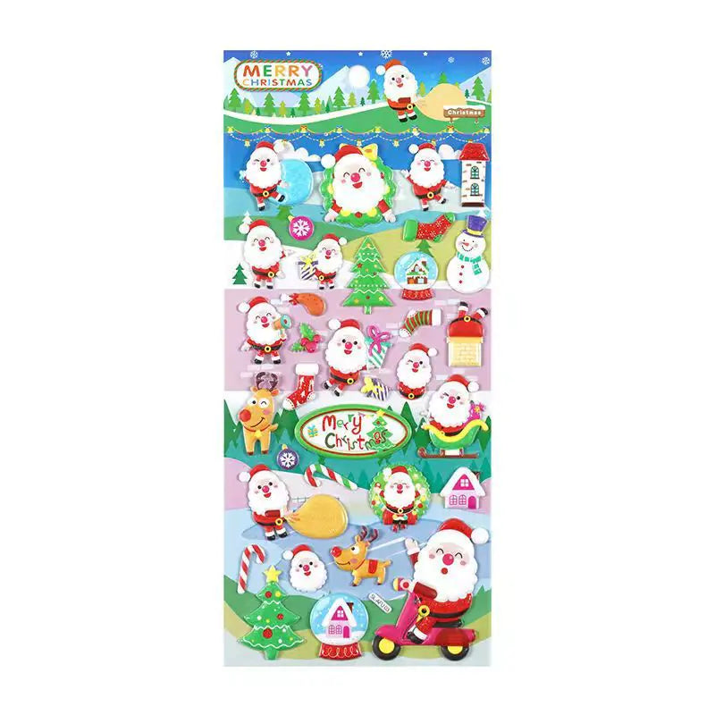 Christmas Stickers - Adhesive Decorative Labels - Joomcy