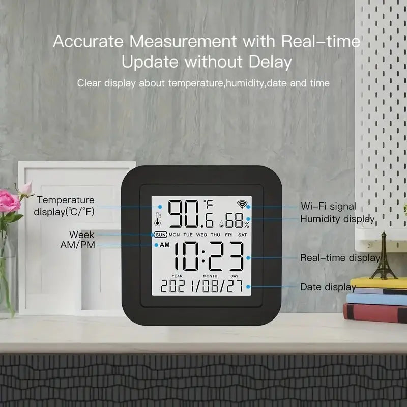 Tuya Smart WiFi Temperature and Humidity Sensor - Joomcy