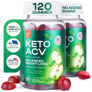 Advanced Keto ACV Gummies for Weight Loss 1000 Mg - ACV Gummies for Digestion Metabolism Detox - Apple Cider Vinegar Beet FOS Fiber - Keto ACV Gummies Kelly Clarkson for Men and Women - Sugar Free