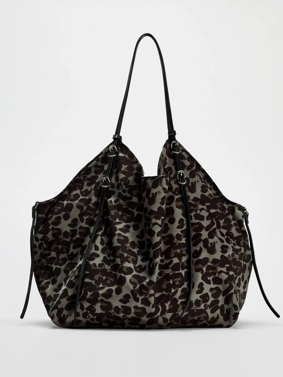 Silk Satin Shoulder Tote Bag