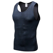 Men's Printed Yoga Fitness Tank Top - Quick Dry