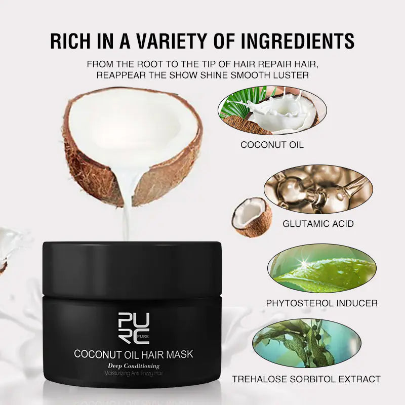 Anti-Shedding Smooth Hair Mask for Frizz Control - Joomcy