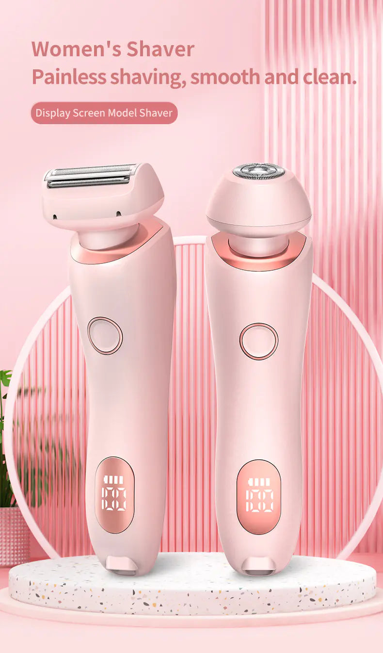 2 In 1 Hair Removal Epilator USB Rechargeable Trimmer