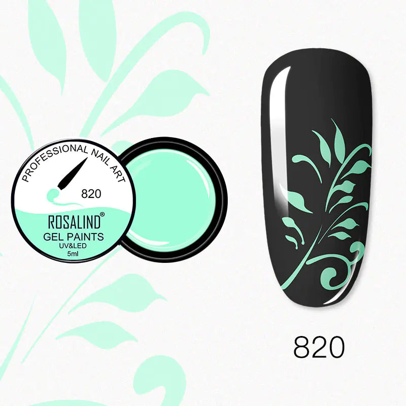 Rosalind 142 Color Gel Nail Polish for Art and Design