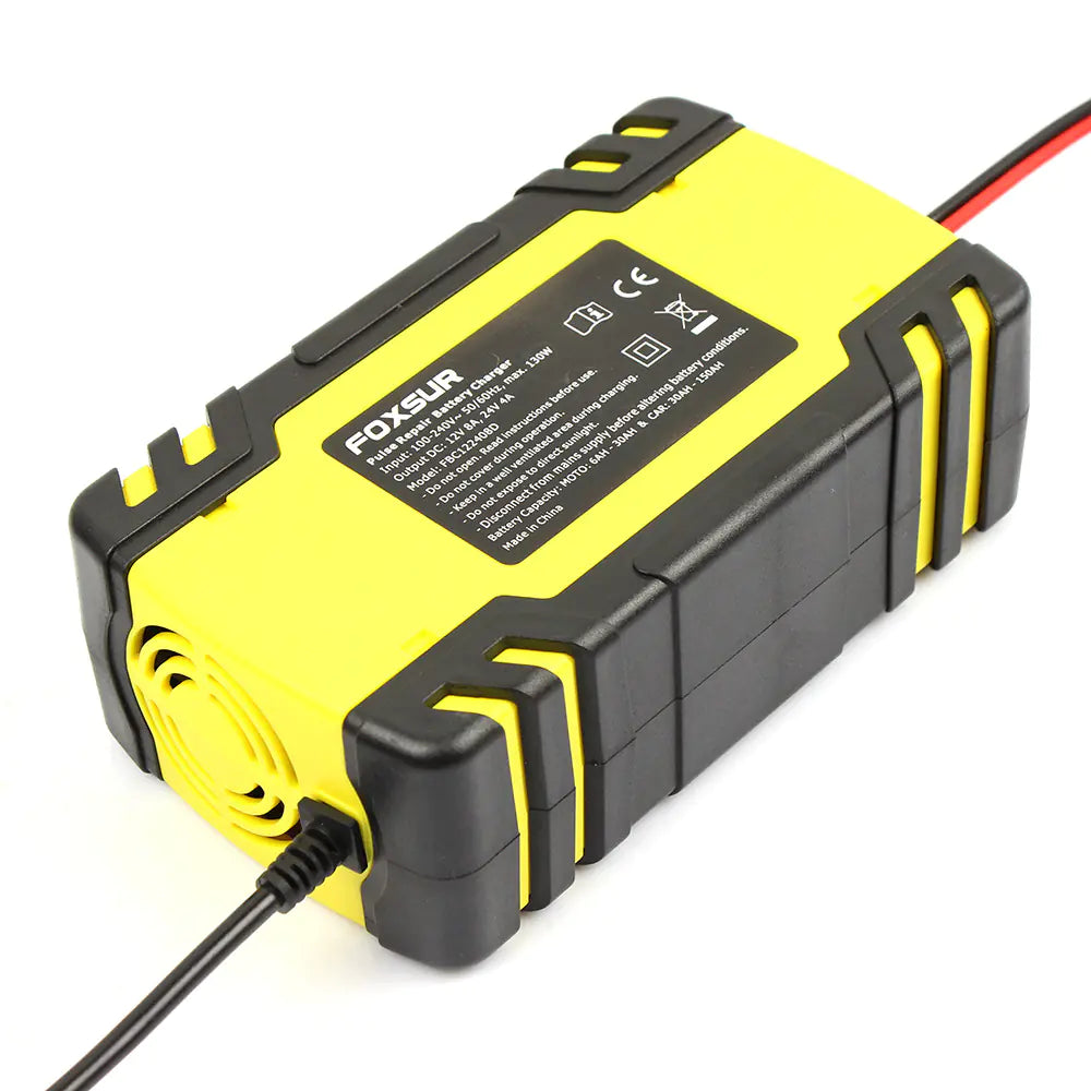 LCD Display Motorcycle Battery Charger - Joomcy