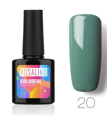 ROSALIND Solid Color UV Nail Gel Polish 10ml