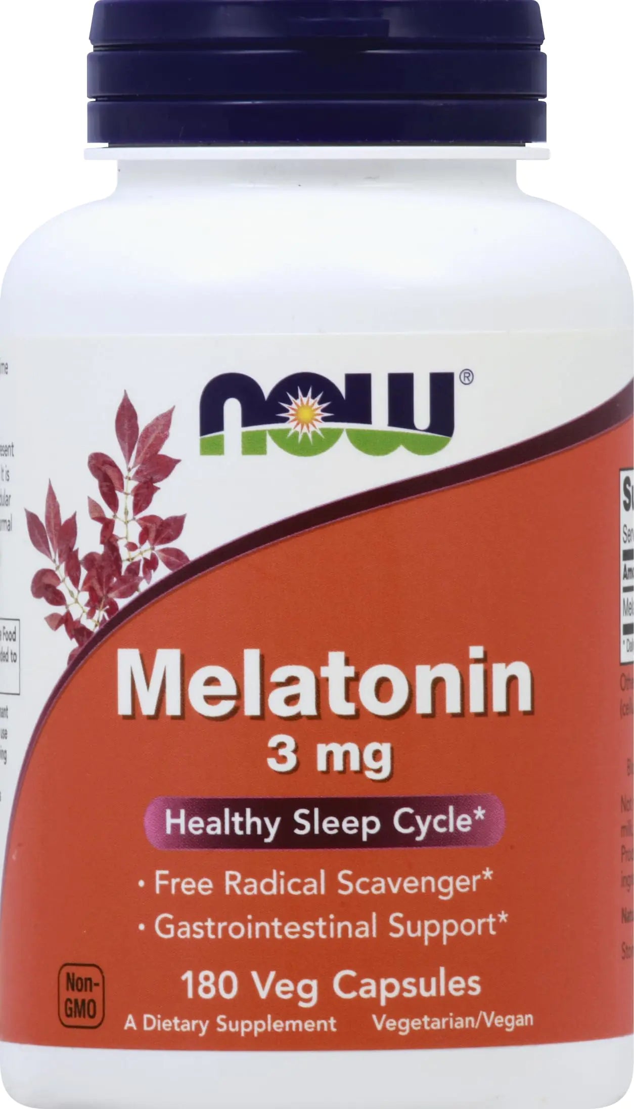 Now Foods Melatonin 3mg 180 Caps
