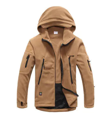 Men's Military Winter Thermal Fleece Tactical Jacket